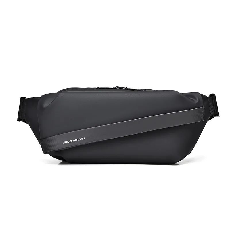 

Мужская модная нагрудная сумка, большая вместительная повседневная модная сумка на плечо, новая крутая сумка через плечо из искусственной кожи с магнитной пряжкой