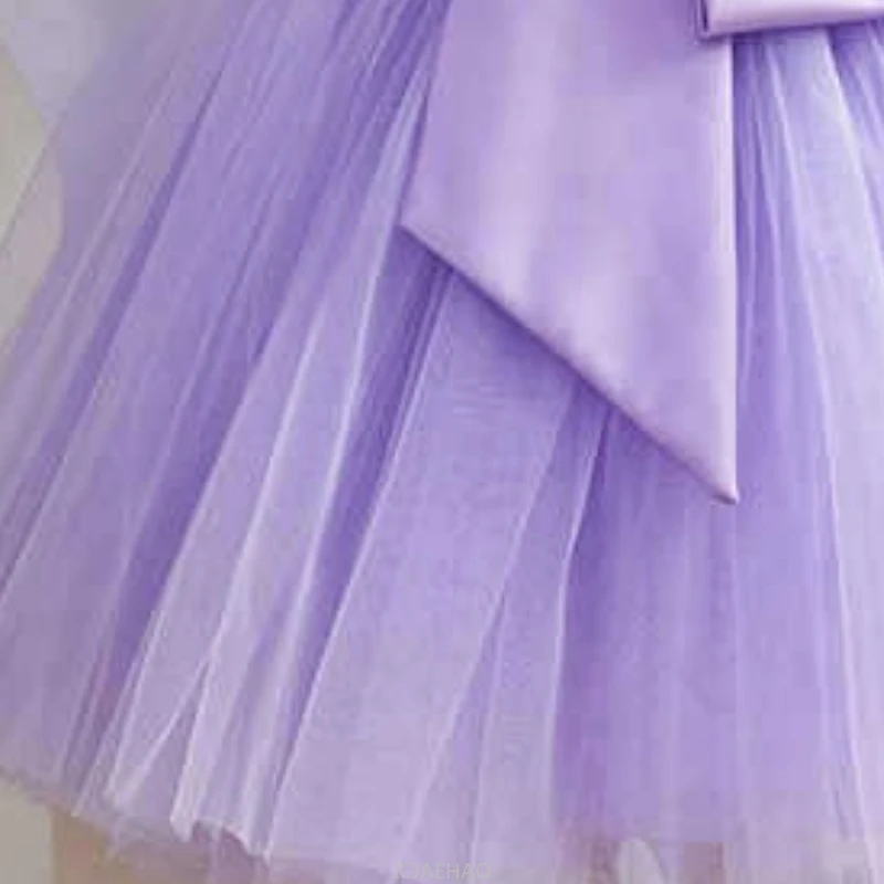 

Элегантный фиолетовый костюм для девочек, летние платья, пышное платье с цветочным узором для девочек, официальное детское платье для фортепиано, дня рождения, детская одежда