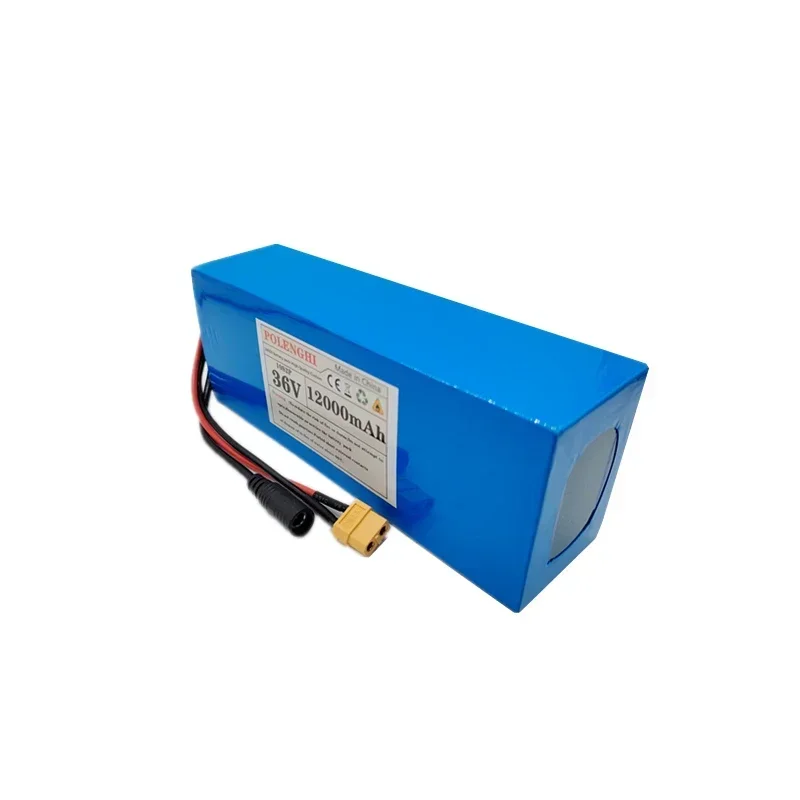 POLENGHI XT-60 plug 10S2P 36V 12000mAh 18650 bateria de íon de lítio recarregável com placa de proteção de circuito BMS integrada