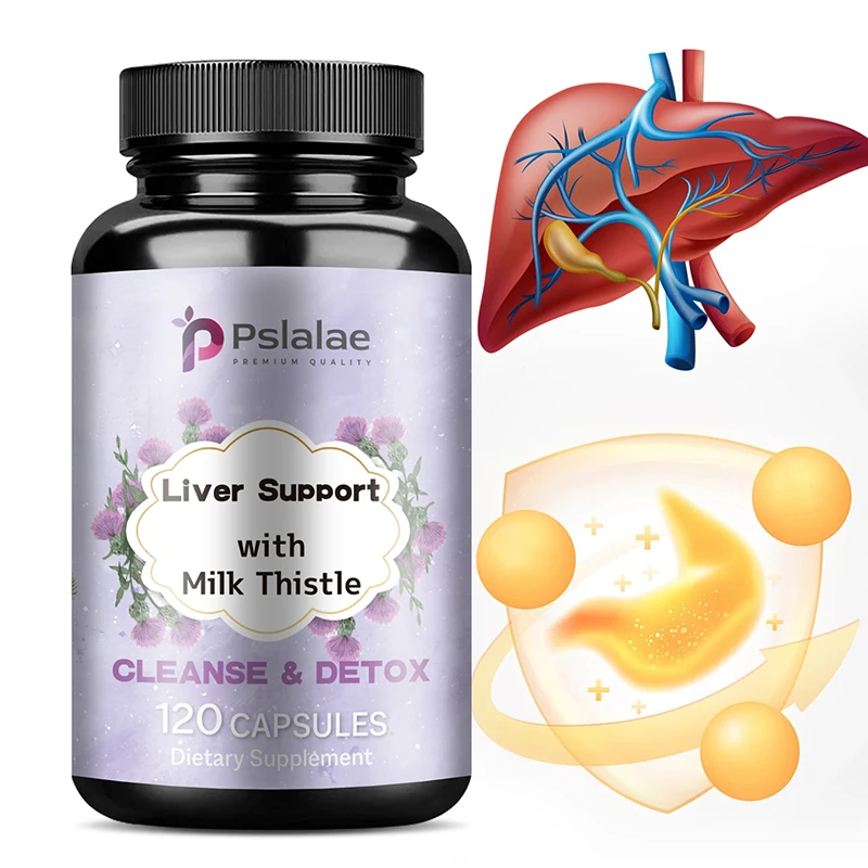 

Liver Cleanse Detox & Repair Formula - Herbal Liver Support Supplement with Milk Thistle, Dandelion Root, Turmeric