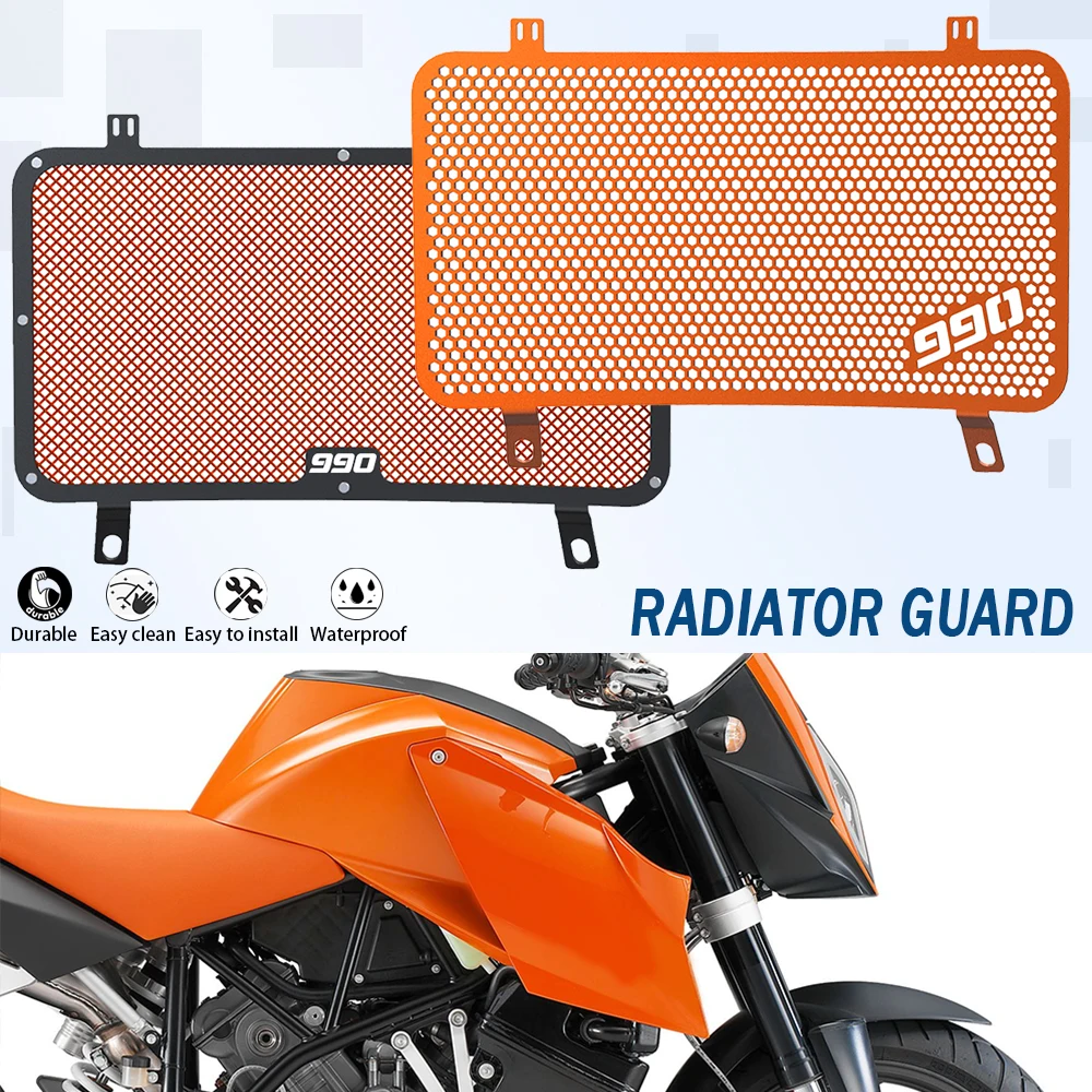 

990Superduke For 990 Superduke 2005-2013 2012 2011 2010 2009 2008 2007 2006 Radiator Grille Guard Protector Cover Motorcycle