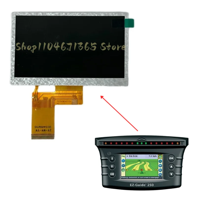 New Compatible LCD Display Screen for Trimble EZ Guide 250 GPS Monitor