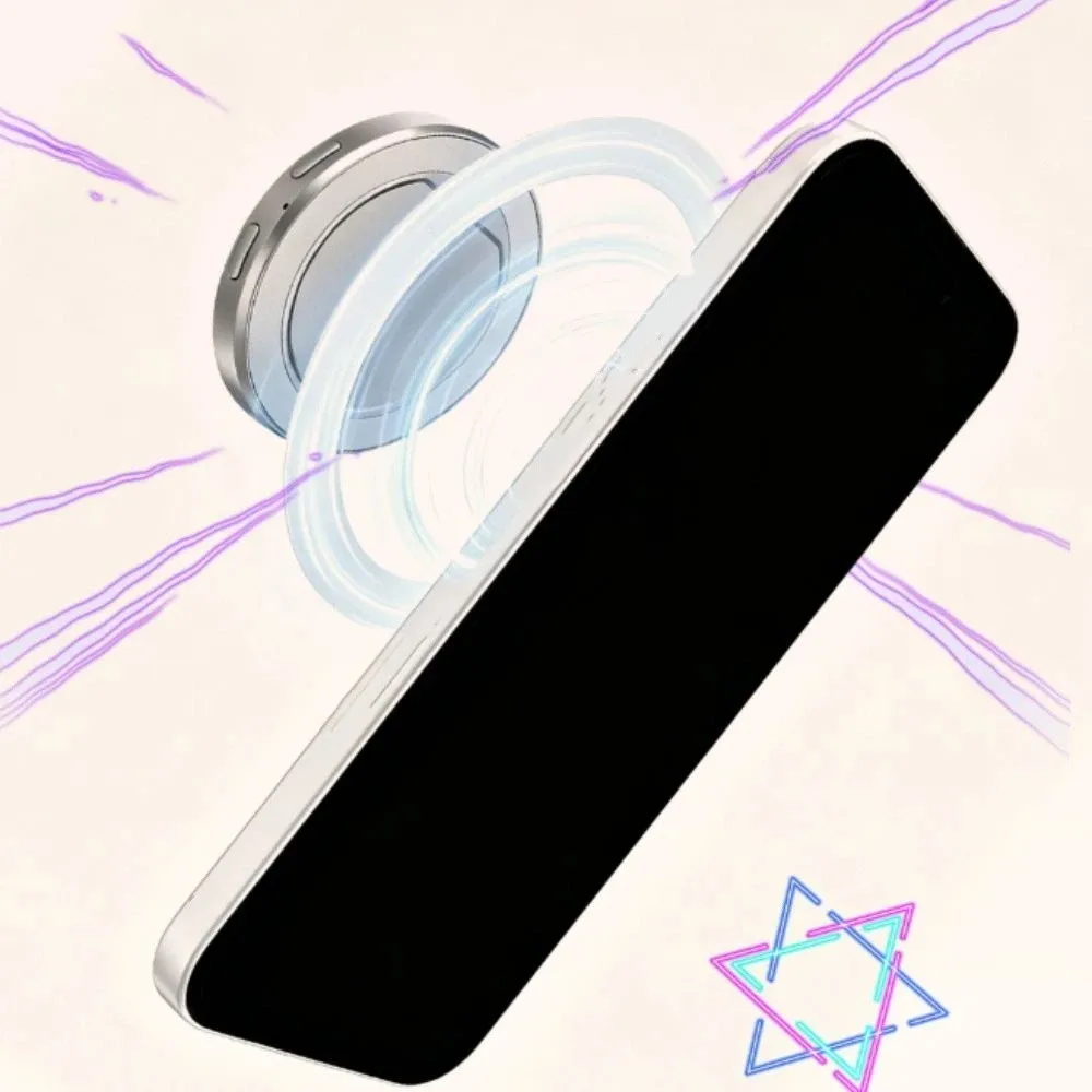 Magnetic Magnetic Electronic Badge Light‑Up Compact Lightweight Light‑Up Anime Brooch Smart Decor Interactive Wearable Accessory