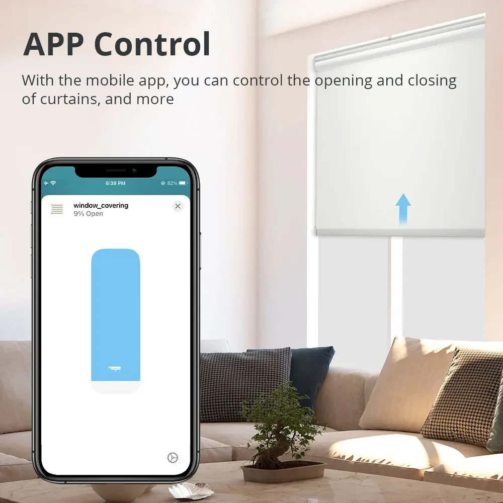 Zemismart matéria sobre rosca inteligente rolo sombra persianas motor embutido bateria para 38mm tubo homekit google casa smartthings app