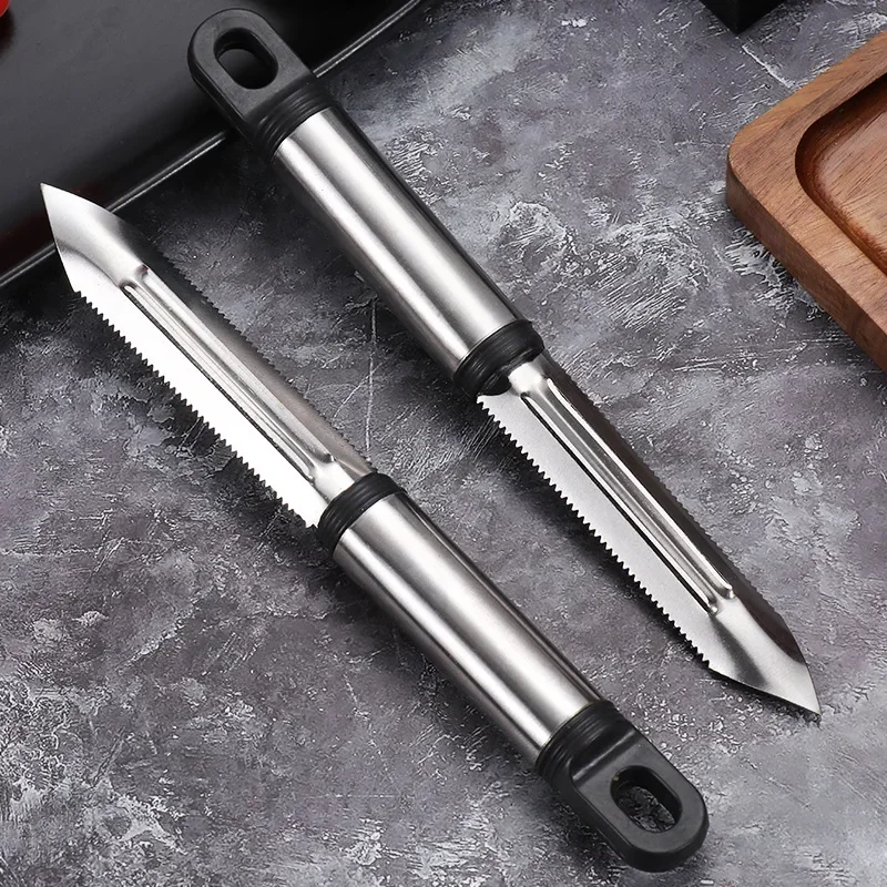 Multi-Function Vegetable Peeler Cutter Stainless Steel Pointed Potato Carrot Peeling Knife Sharp Fruit Planer Kitchen Gadgets