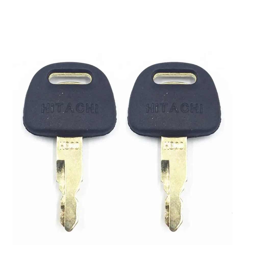 2 PCS Excavator Supplies For Hitachi ZAX Grab BU0028 Zax Ex60 / 70 / 120 / 200 / 210 Door Lock Excavator Ignition Key