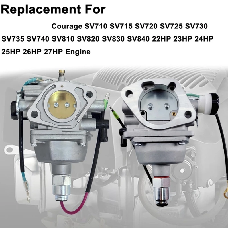 SHGO Carburetor Kit for Kohler SV720 SV725 SV710 SV715 SV730 with Air Filter Fuel Pump Fits 22HP 23HP 27HP Courage Engines