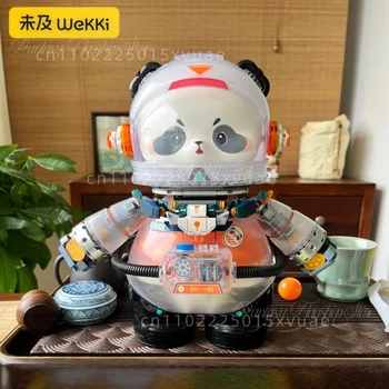 Nowy Wekki Guardian Panda nr 003 Klocki Konstrukcyjne Modne Zabawki Modele do Składania Kolekcjonerskie Dekoracje na Biurko Prezenty Urodzinowe