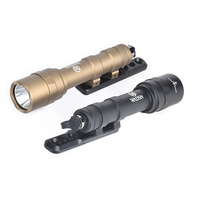 Surefir SF M600 M600U Tactical Flashlight White LED Scout Light Airsoft Hunting Accessories Offset Base For Mlok Keymod Rail