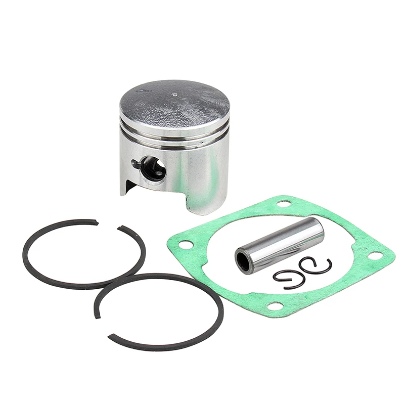 40-6 Piston Assembly + Piston Rings + Pins + Circlips, Two-Stroke Engine Parts, Suitable for Chainsaws / Lawn Mowers
