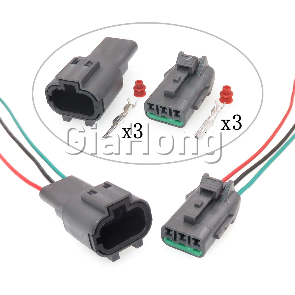 1 Set 3 Ways AC Assembly Car Accessories PB015-03320 PB015-03850 PB011-03327 Auto Sealed Wire Socket 7123-7730-40 7222-7730-40