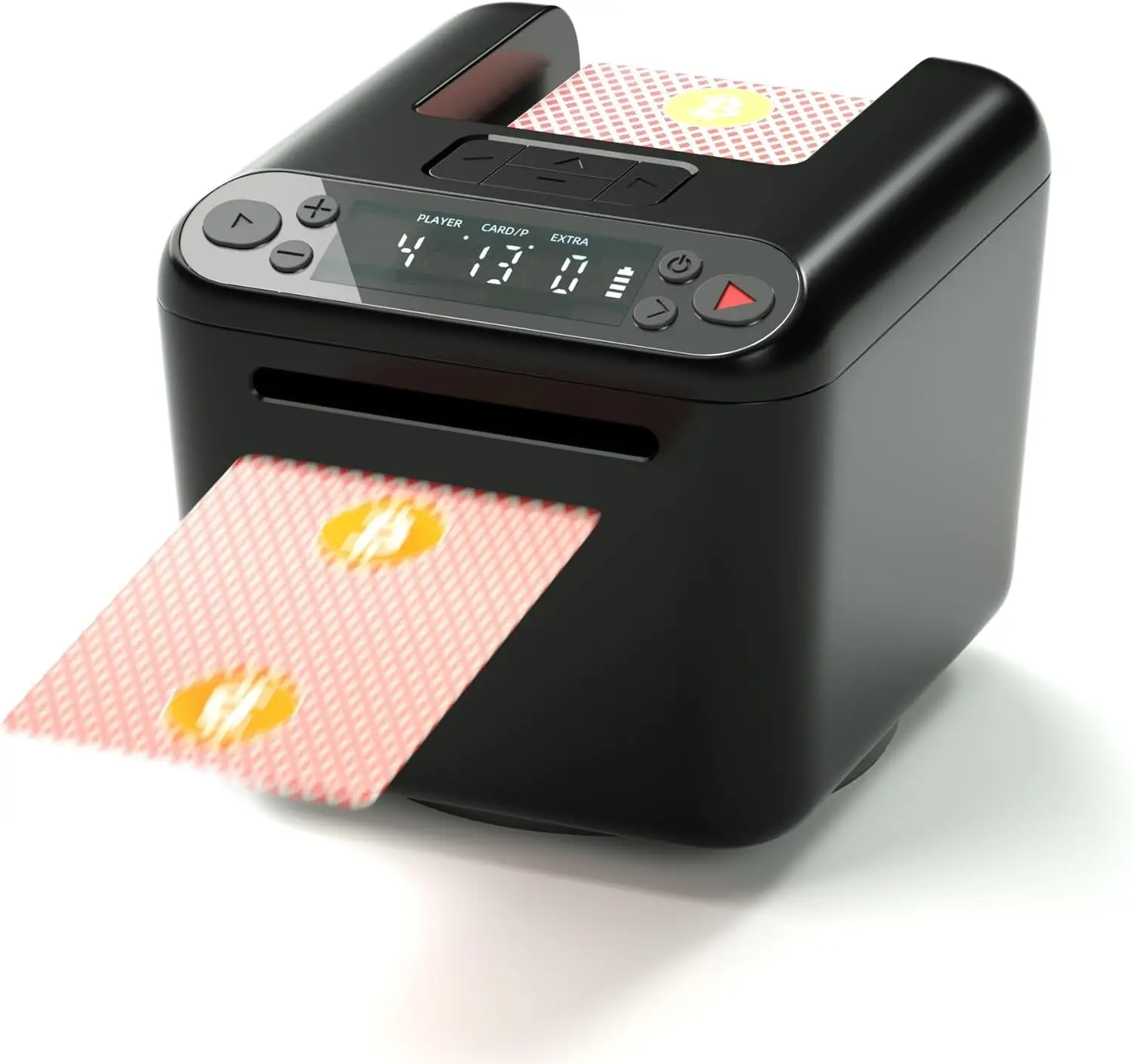 

Automatic Card Dealer Machine for UNO Casino Games, Rechargeable Dispenser for Playing Cards, Blackjack Poker Accessories