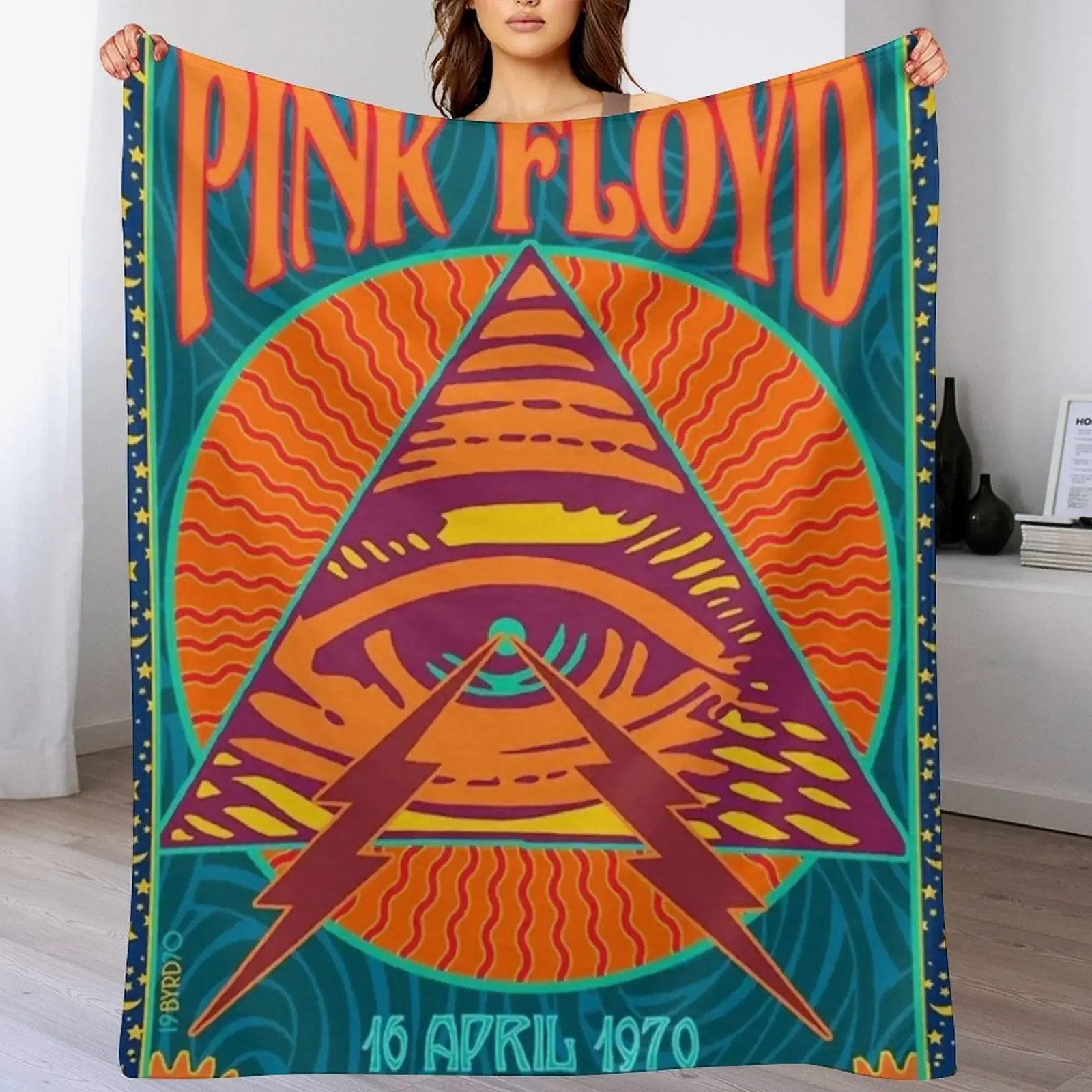 Fillmore east Throw Blanket Lightweight Warm Blanket for Travel Camping