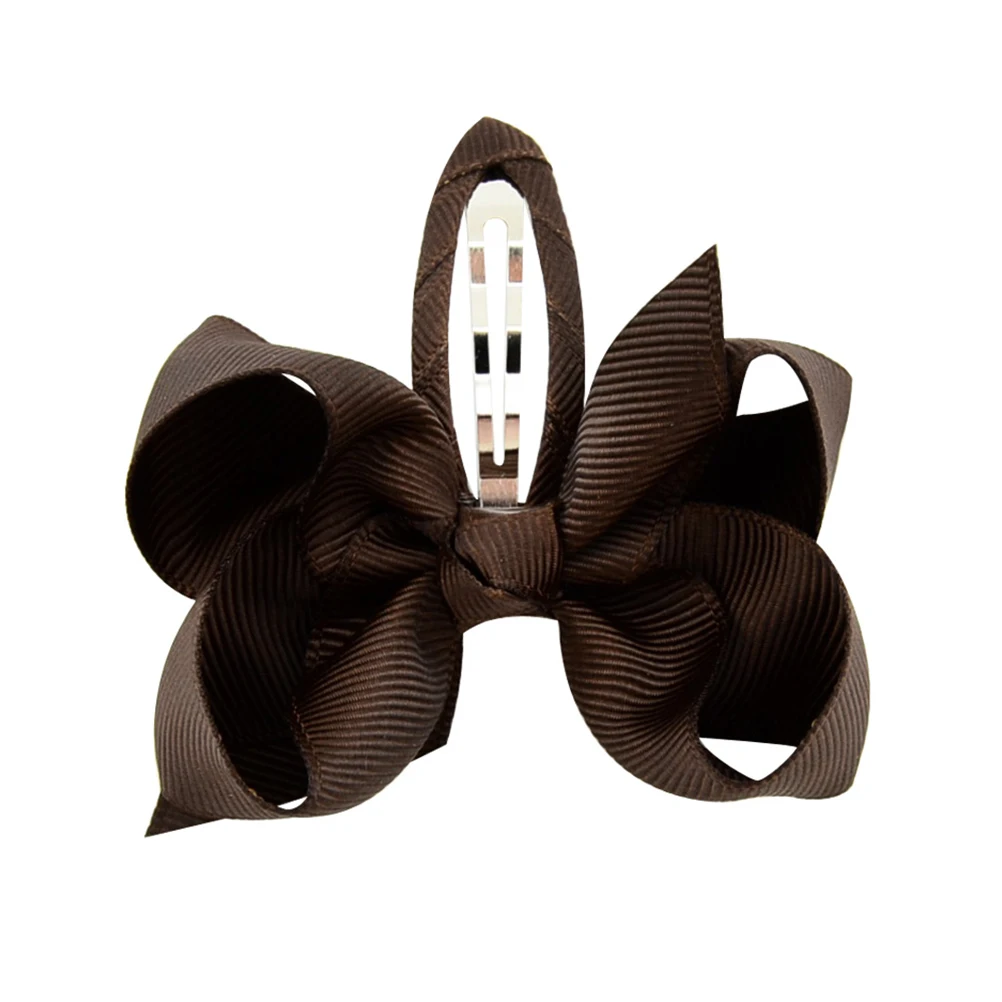 

20pcs Bowknot Hair Clips Chic Solid Color Bow Barrettes Kids Claw Hairpins Easy Match Outfits Gifts Women Children