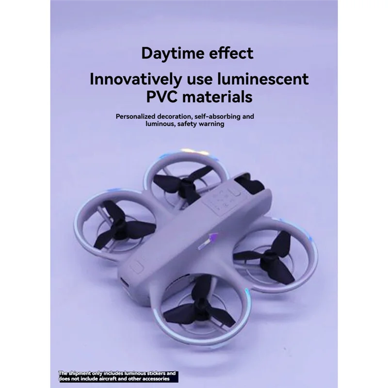 FFYY-Luminous Body Sticker For DJI Neo Anti-Scratch Waterproof Protective Film Night Flight Sticker For DJI Neo Accessories