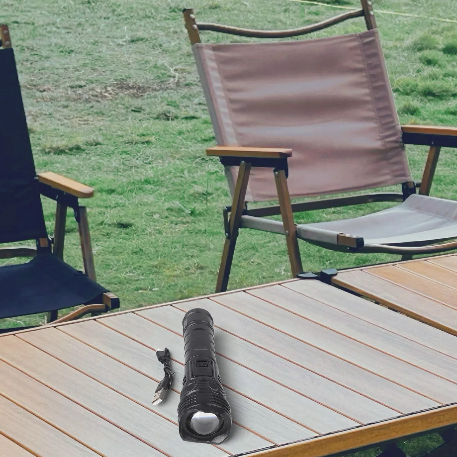 

Перезаряжаемый USB-фонарь с дальним светом, мощный светодиодный фонарик, портативный, мощный рабочий светильник для кемпинга, походов и активного отдыха на природе