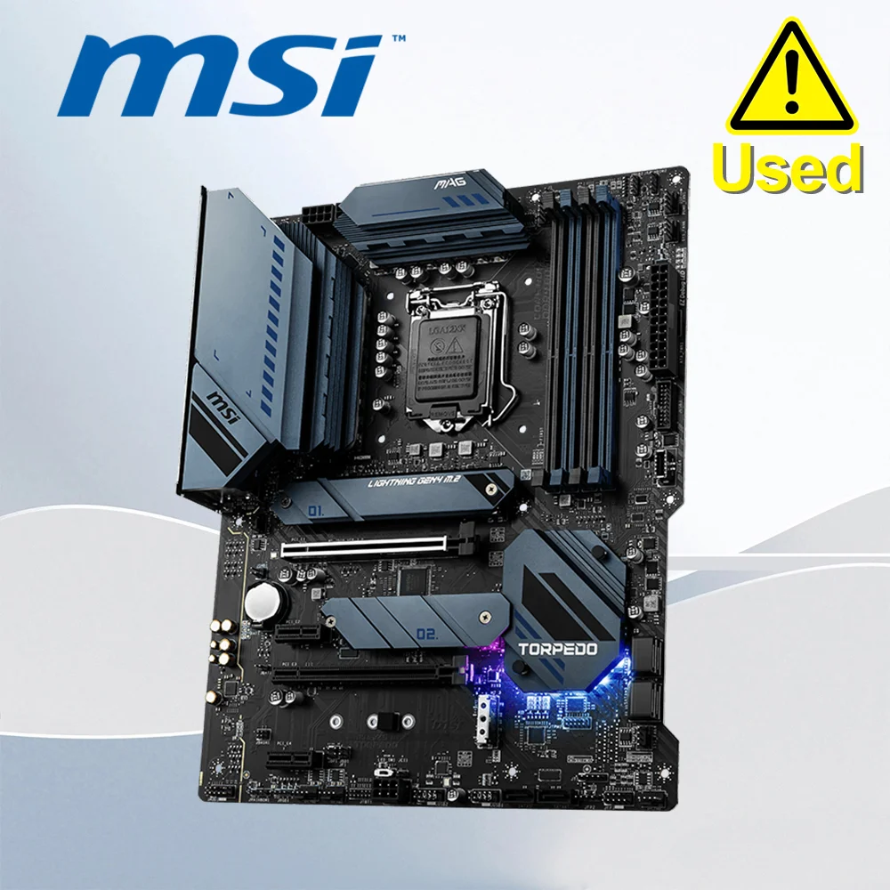 Tarjeta Madre MSI MAG Z590 TORPEDO LGA 1200 PCI-E 4.0 1×DisplayPort 1×HDMI