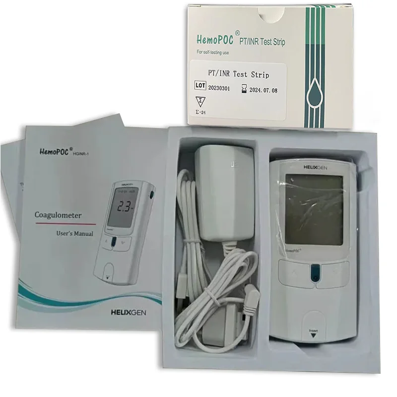 Handheld  coagulation analyzer coagulometer with PT/INR test strip For personal  use  equipment