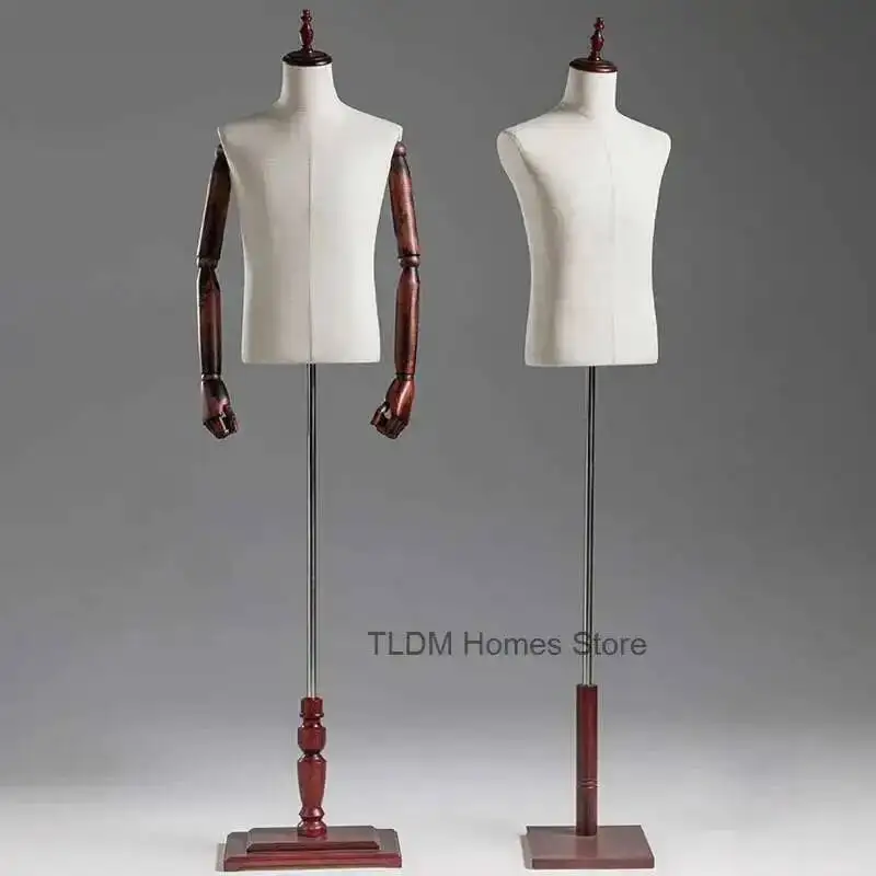 

Men Props Mannequin Clothing Half-length Window Store Suit Dress Fake Mannequin Full-body Fashion Mannequin Display Stand