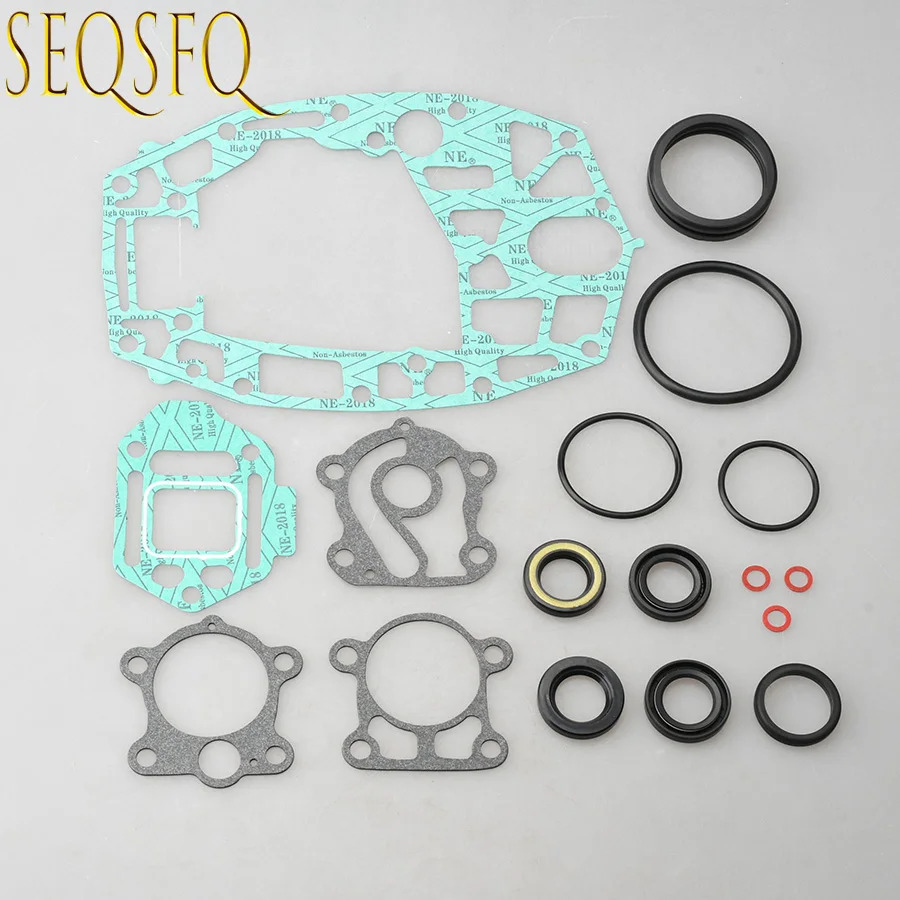 6H4-W0001-20 Gear Box Gasket Kit For Yamaha Outboard Motor 3 Cyliner Lower Unit Seal Kit 18-2792 40HP Replaces 6H4-W0001-21 view 5
