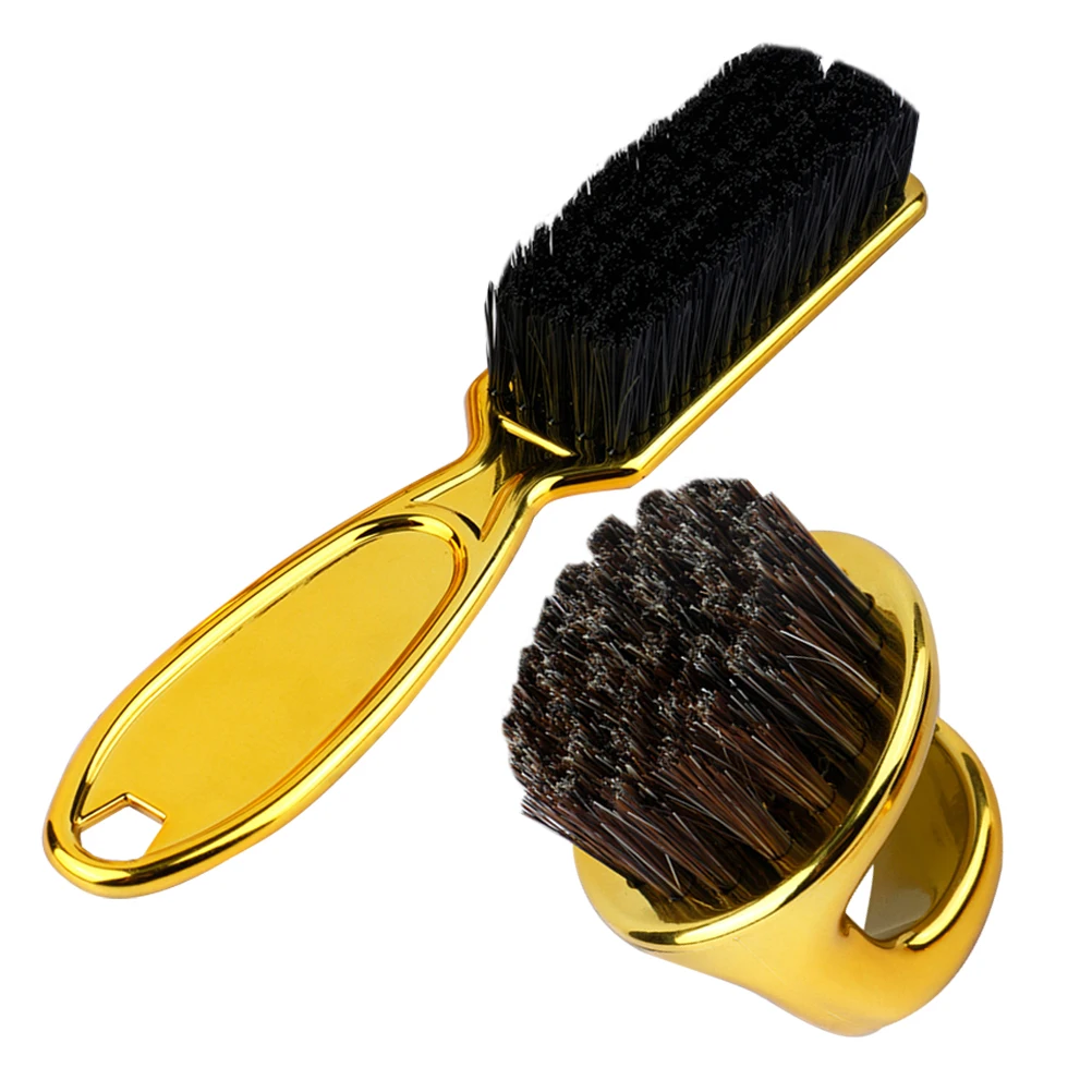 

1 Set Hair Brush Cleaner Neck Duster Barber Tool Soft Skin-Friendly Professional Grooming Brush For Beard Trimming Hair Clipper
