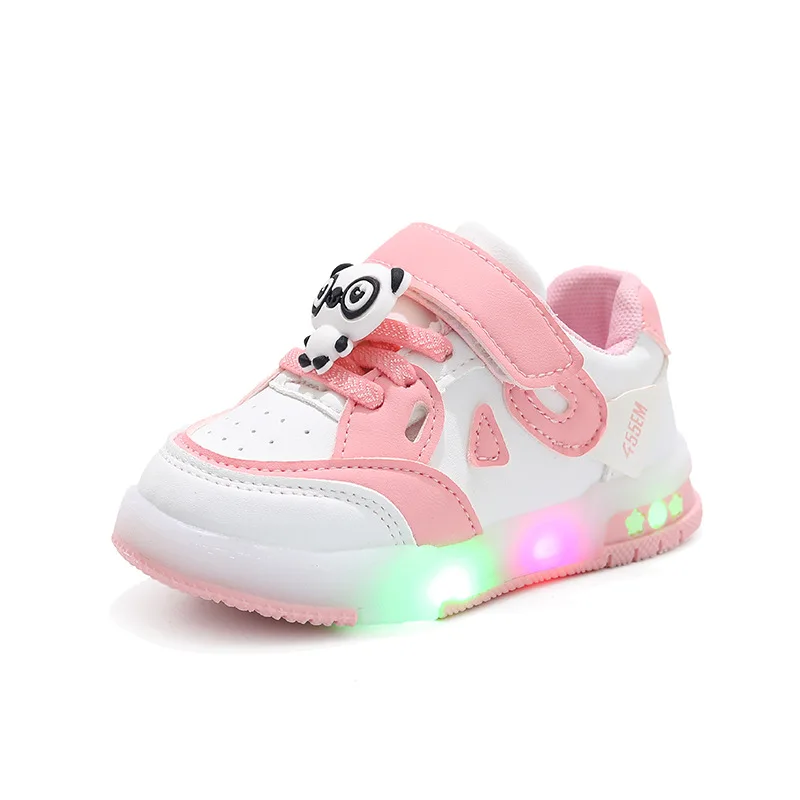 New Children Casual Shoes for Boys Girls Sneakers Autumn Kids Sports Luminous Shoes Baby  Breathable Soft Running 1-6Years