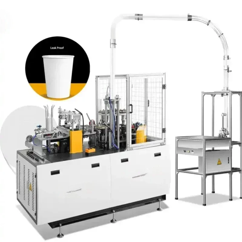 Fully Automatic Feeding Ultrasonic Seag Forming Paper Cups Hines Production Es Making