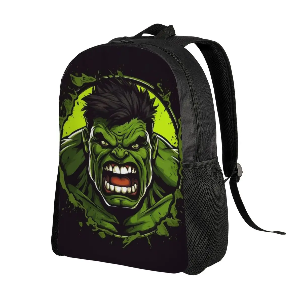 Custom Vintage Hulk Laptop Backpack Men Women Fashion Bookbag for College School Student 3D Printing Art Cartoon Movie Bag