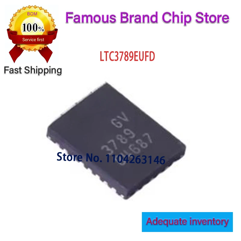 Original New  LTC3789EUFD LTC3789IUFD LTC3789 - High Efficiency, Synchronous, 4-Switch Buck-Boost Controller 5~10pcs/lot