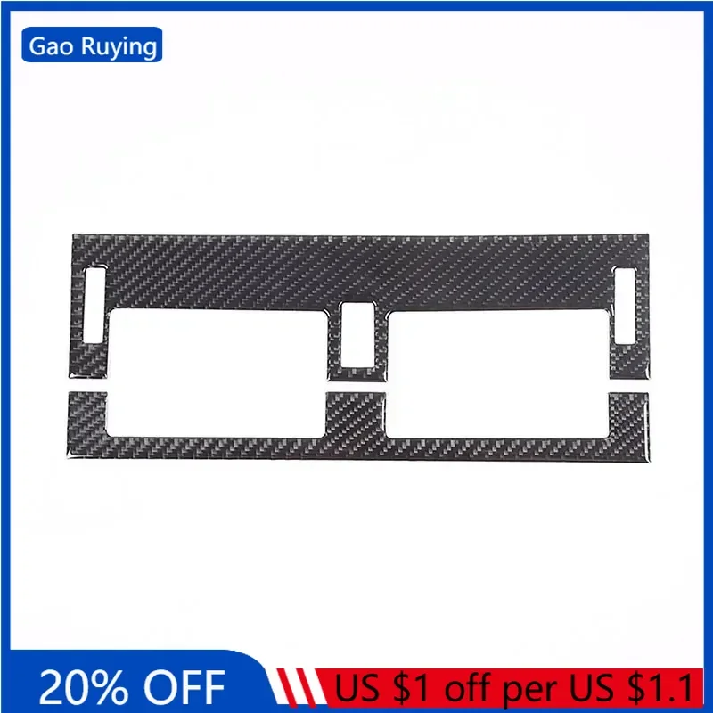 

Gao Ruying For Land Rover Defender 90 110 130 Soft Carbon Car Center Control Air Conditioning Vent Cover Trim Car Accessories