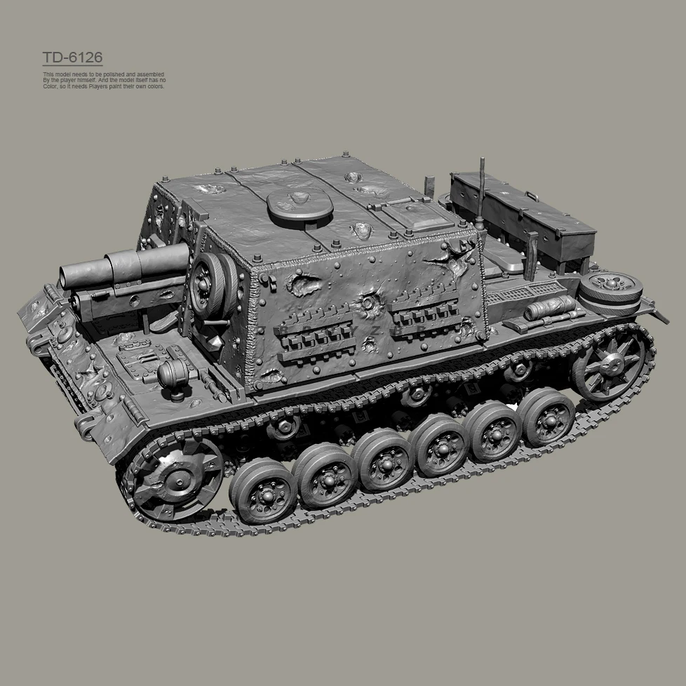 

35mm 50mm 65mm Resin model kits figure colorless and self-assembled (Tank) TD-6126/3D