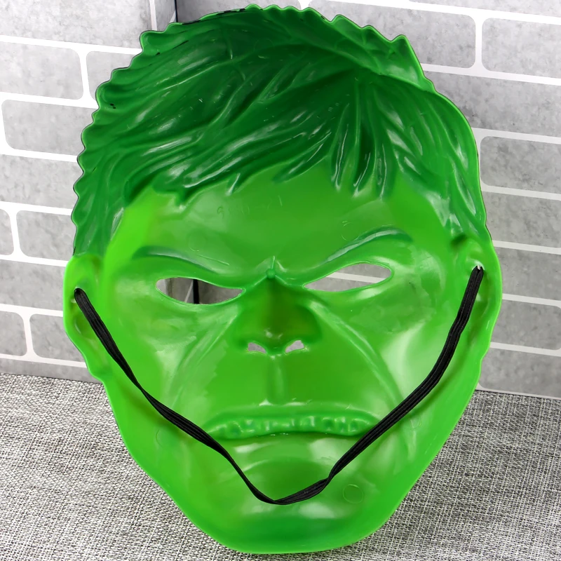 Máscara Anime Spider Man para crianças, Hulk Cosplay Props, Ironman Theme Party Mask, Halloween Dress Up, Birthday Party