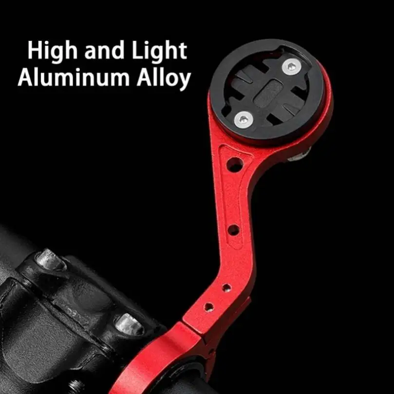 2 In 1 Bike Lamp Bracket Aluminum Alloy Bicycle Computer Mount Bracket Accessories Fit for Garmin / Bryton