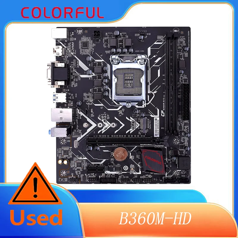 

Colorful B360M-HD LGA 1151 Micro-ATX Motherboard