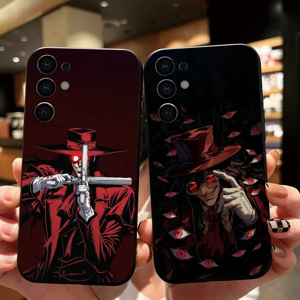 Anime Hellsing Ultimate Phone Case For Samsung S26,S25,S24,S23,S22,S21,S30,Ultra,Plus,Fe,Soft Silicone Black Cover Gift