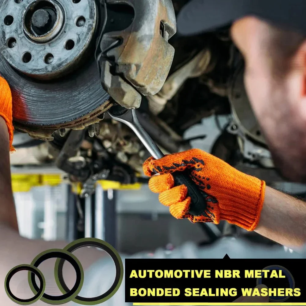 

Набор прокладок из 245 предметов в 12 размерах для автомобильной сантехники для домашнего ремонта проектов и соединения с резьбовыми болтами