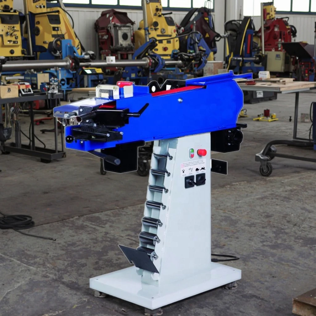Pipe Notcher -hine - 100x2000mm Belt Sander for Pipe Groove, Metal Tube Notching & Polishing