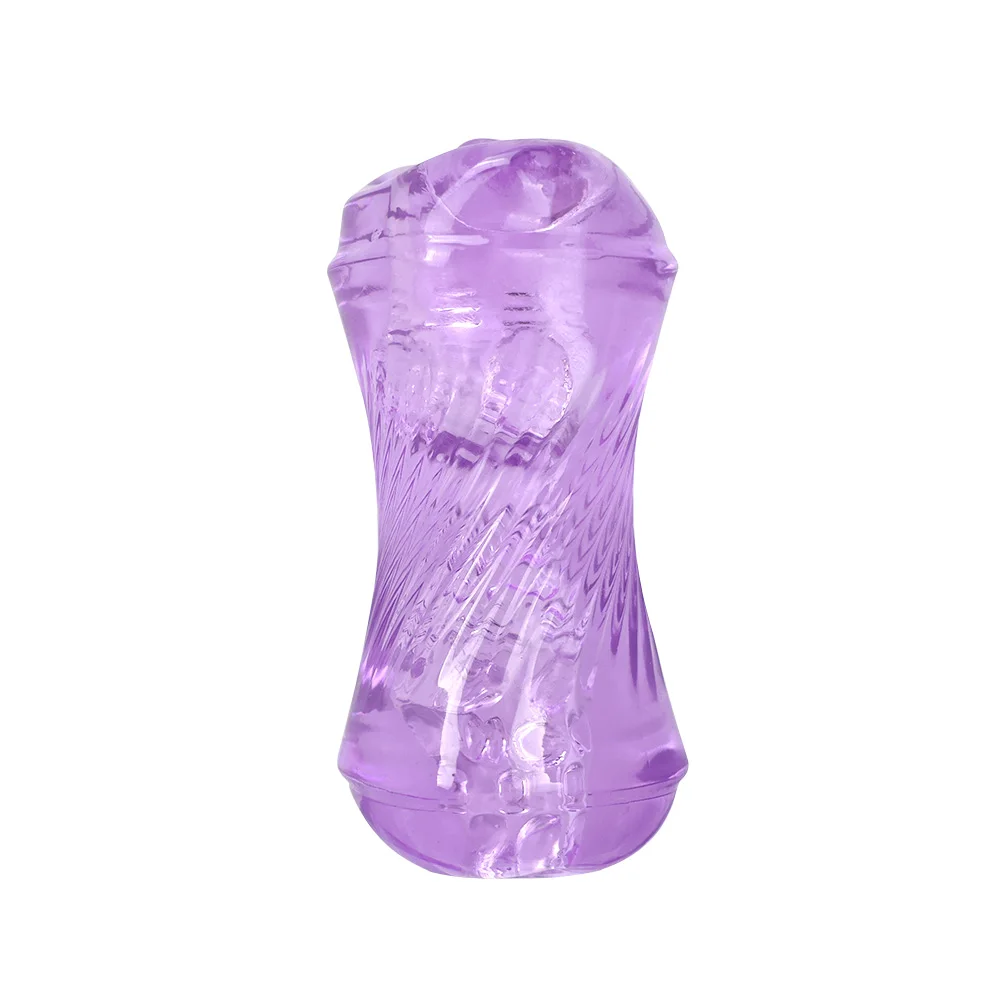 Transparent Male Masturbator Soft Vagina Vacuum Sucking Pocket Pussy Cup Adult Endurance Exercise Adult Games Sex Toys for Men view 6