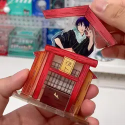 Noragami Anime KeyChain men Draw stand cards Key Chain women Plate Desk Decor Standing Ornament accesorios Acrylic doll party