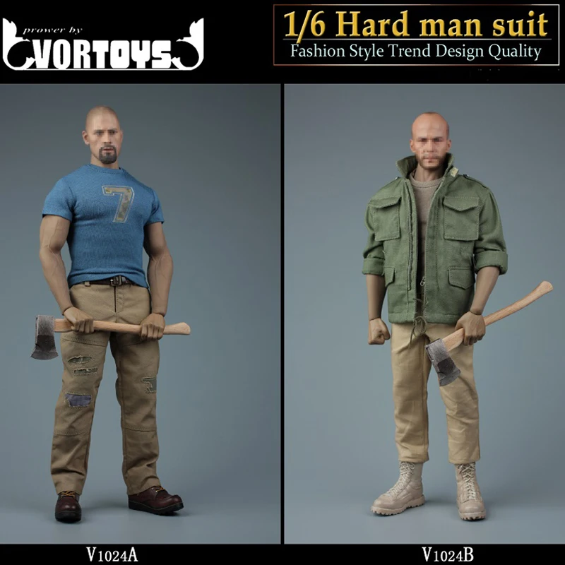 

VORTOYS V1024 1/6 Scale Male Soldier Strong And Tough Guy Tooling Suit Accessories For 12Inch Action Figure Body Dolls In Stock