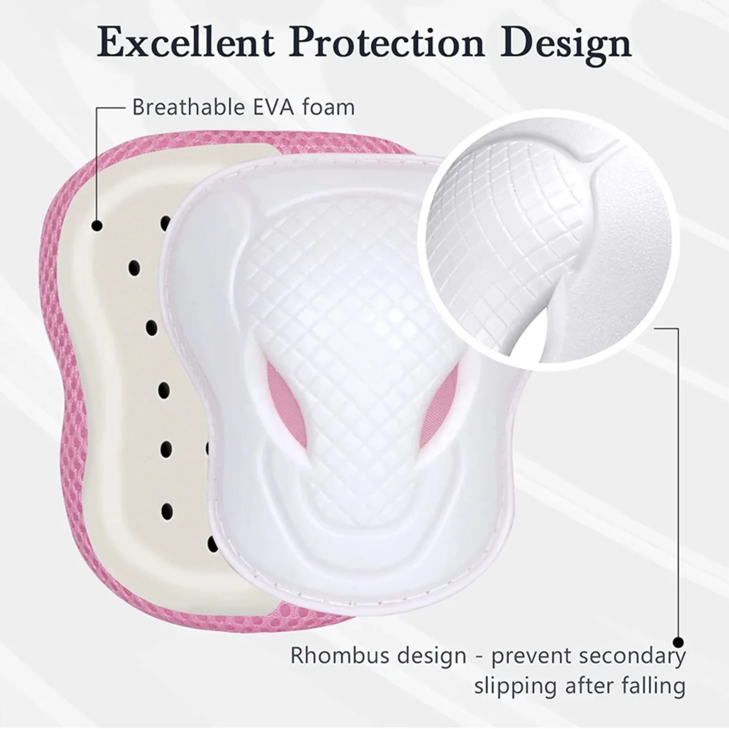 /Youth Protective Gear Set,  Knee Pads and Elbow Pads Wrist Guard Protector  Scooter, Skateboard, Bicycle