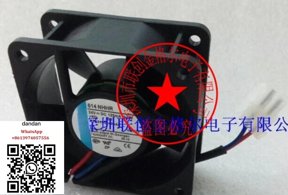 614NHHR genuine German imported 24V 125MA 3.0W 60 * 60 * 25 axial flow fan