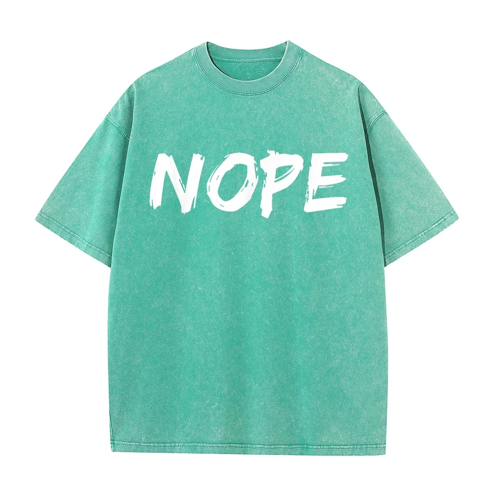 Nope Parental Love T-Shirt Men's Clothing T Shirt Man Футболка Women Short Sleeve Vintage Daily Graphic Men Cotton Casual Tee