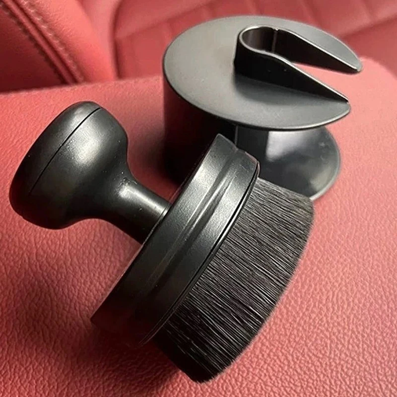 Shine Applicator Vegan Tire Shine With Stand For Auto Detailing Cleaning Service Dust Removal Brushes Car Cleaning Brush