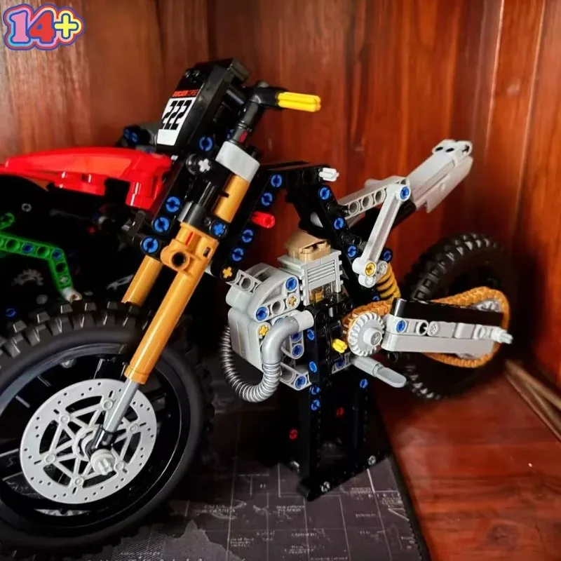 Motorcycle Racing 457pcs 2026 New Building Blocks Assembly Display Model Collector's Edition In Stock Christmas Gifts ﻿