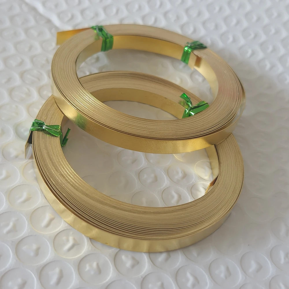 

1pcs 0.25mm Half Hard Solid Raw Brass Wrapping Wire strip - Flat Wire Jewelry Making for DIY accessories