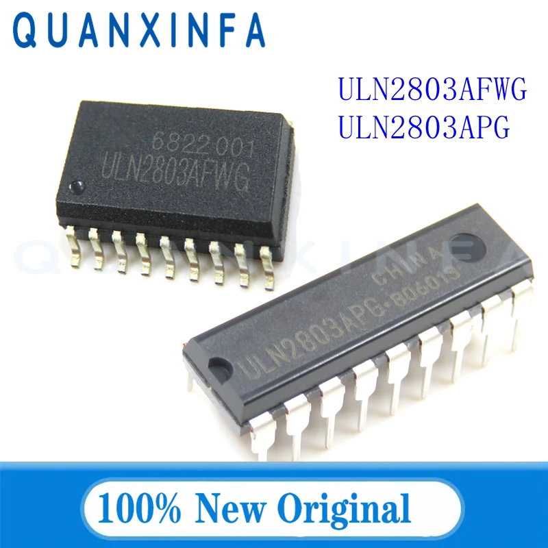 10PCS ULN2803AFWG ULN2803A ULN2803APG SOP-18/DIP18 Darlington Transistor Array 8NPN New original