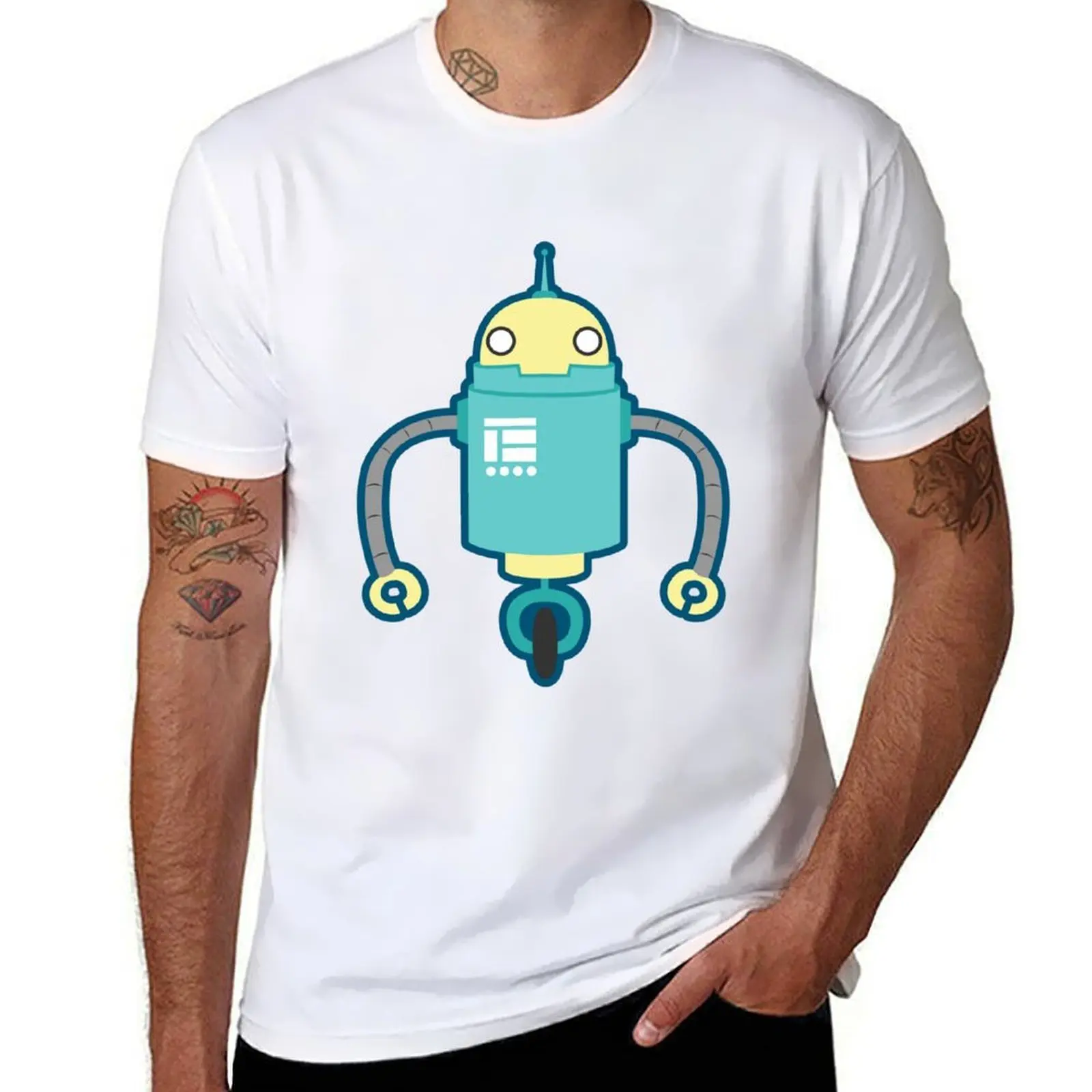 

Droid T-Shirt men t shirt cotton 100% essential t shirt man t shirt cotton T-shirt