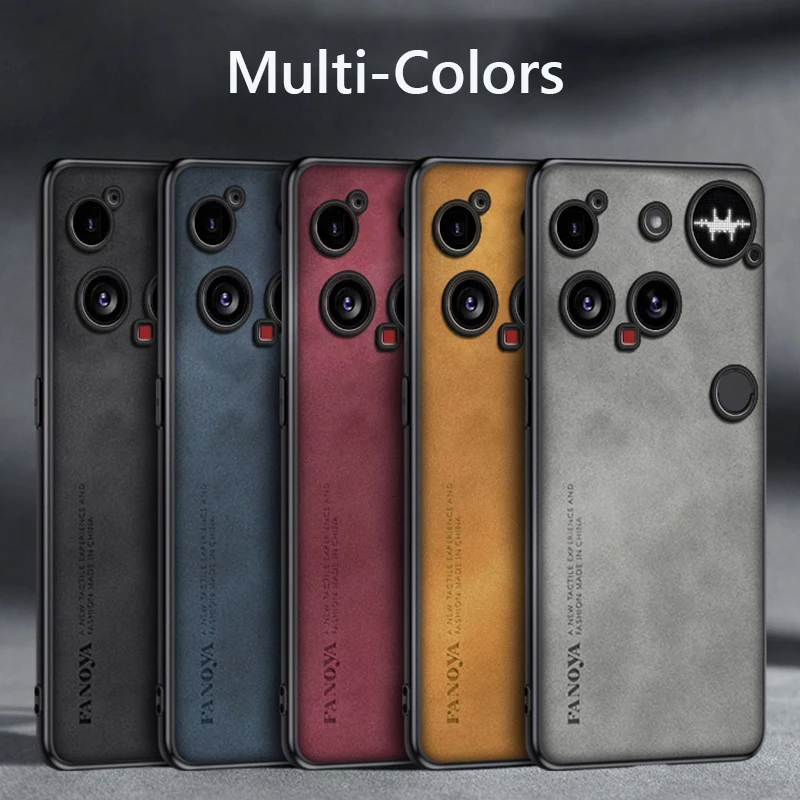 Custodia in pelle di lusso retrò in pelle per niente telefono 3 NothingPhone3 5G Custodia morbida in silicone opaco antiurto