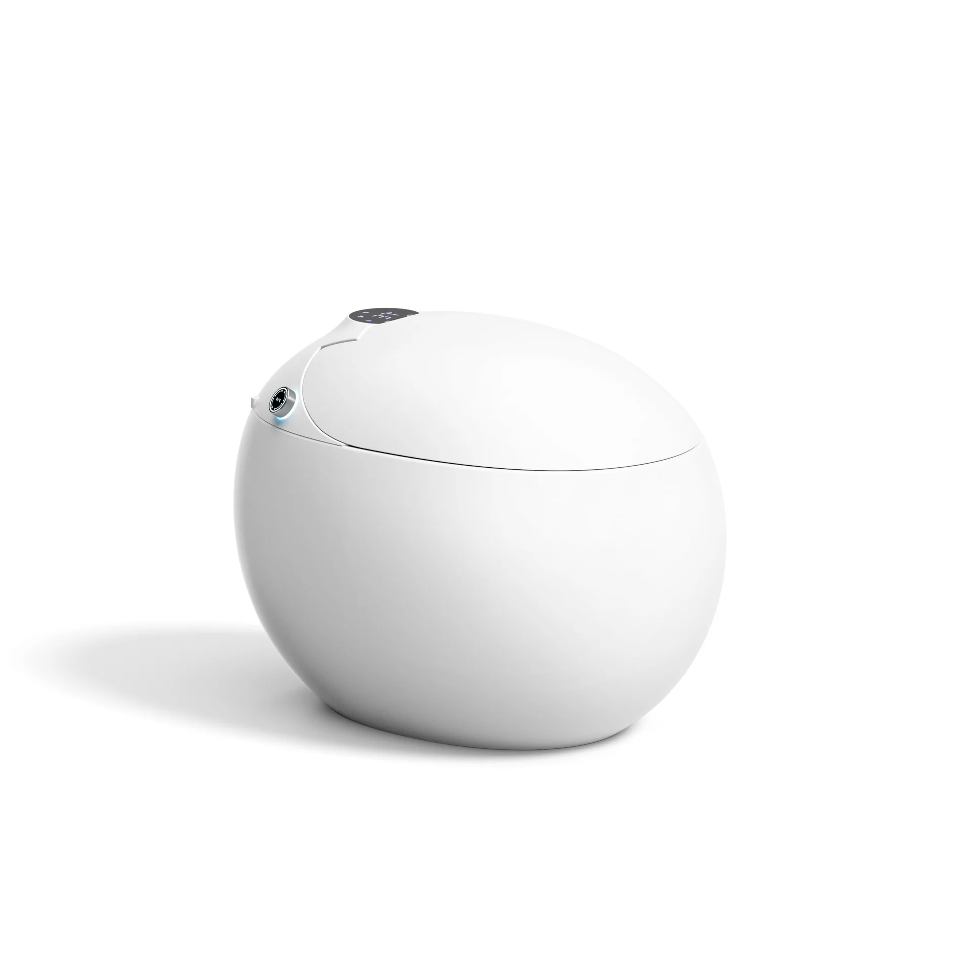 

Egg-shaped light smart toilet, foam shield, automatic induction flip, no water pressure light smart toilet